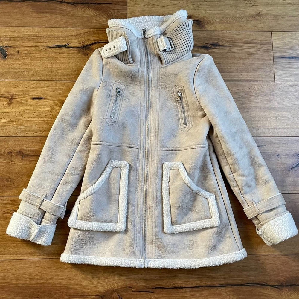 Y2K Steve Madden Sherpa Jacket Medium